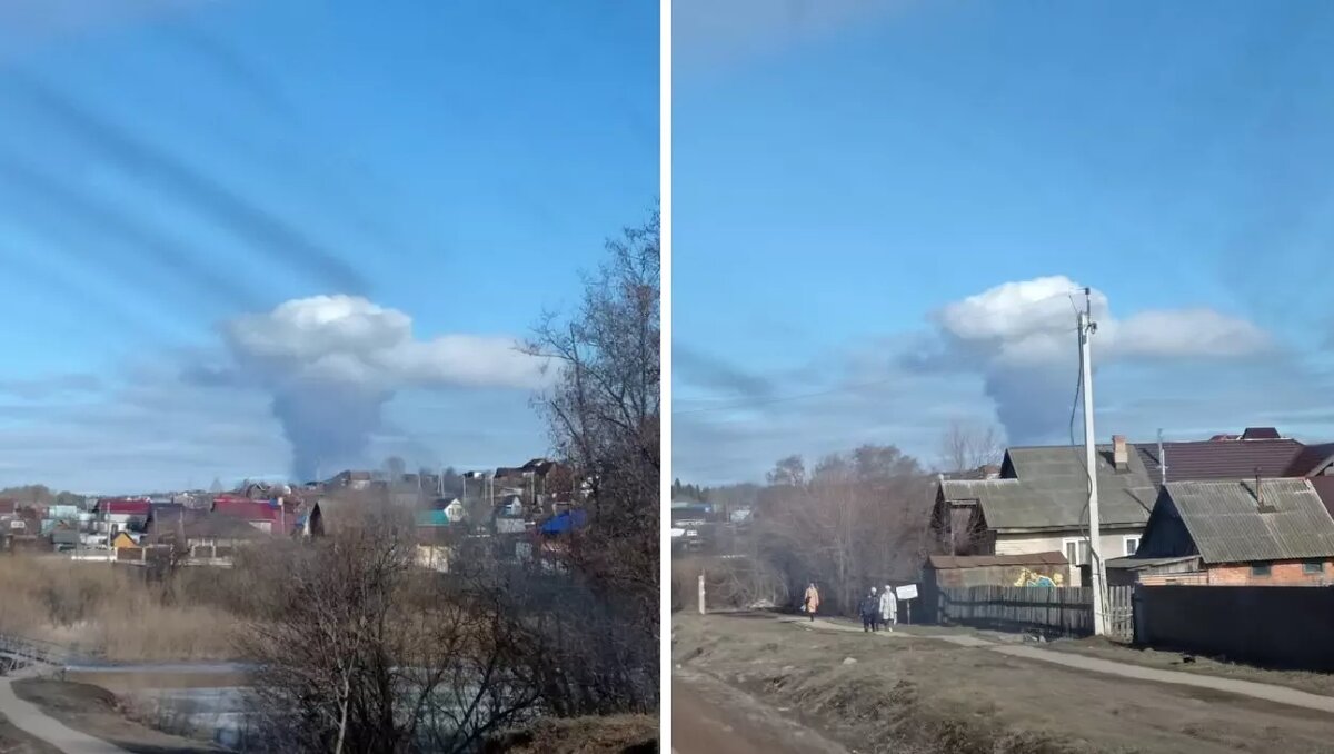     Власти говорят, что на заводе проводится технологический процесс.