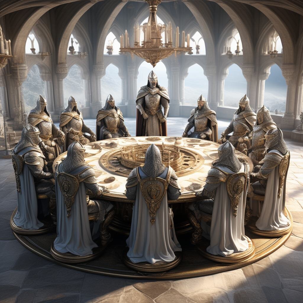 Рыцари круглого стола вся правда и какое отношение они имели к оккультизму
Рыцари круглого стола – одна из самых известных и загадочных легенд артурианского цикла. Но что на самом деле скрывается за этой историей? В данной статье мы попытаемся разобраться, кто были эти рыцари, каково было их отношение к оккультизму и какие тайны они хранили.
История Рыцарей Круглого Стола начинается великим королем Артуром, который стремился создать идеальное общество, основанное на честности, справедливости и братстве. Он собрал вокруг себя 12 великих рыцарей – самых достойных и отважных мужей своего времени. Именно они заседали за круглым столом – символом равноправия и демократии.
Однако малоизвестно, что эти рыцари также были глубоко связаны с оккультными учениями и практиками. Многие из них интересовались алхимией, астрологией и магией. Их знания об оккультном мире помогали им в битвах против зла и способствовали достижению их миссии – защите Королевства и созданию утопического общества.
Исторический контекст: Их история и роль в средневековом обществе вызывали интерес и остаются объектом исследований.Истории о рыцарях часто пропитаны насыщенными  элементами, включающими в себя магические артефакты, заклинания и предсказания. В некоторых версиях легенды Артур владел самими знаниями магии. Эти аспекты и оккультные детали добавляют загадочности и мистики. 
Рыцари круглого стола, легендарные герои британского фольклора, всегда привлекали внимание своей загадочностью и мистическими связями. Некоторые исследователи предполагают, что участники этой рыцарской общины имели некоторое отношение к оккультизму. Существуют теории, что некоторые из них были посвящены в тайные обряды и культы, связанные с магией и эзотерическими практиками.  Исследование исторических источников о Рыцарях круглого стола  позволяет уяснить, что в средневековой легенде Рыцари круглого стола упоминаются в контексте мистических и эзотерических учений. Некоторые исследователи утверждают, что некоторые из них были вовлечены в оккультную практику.

