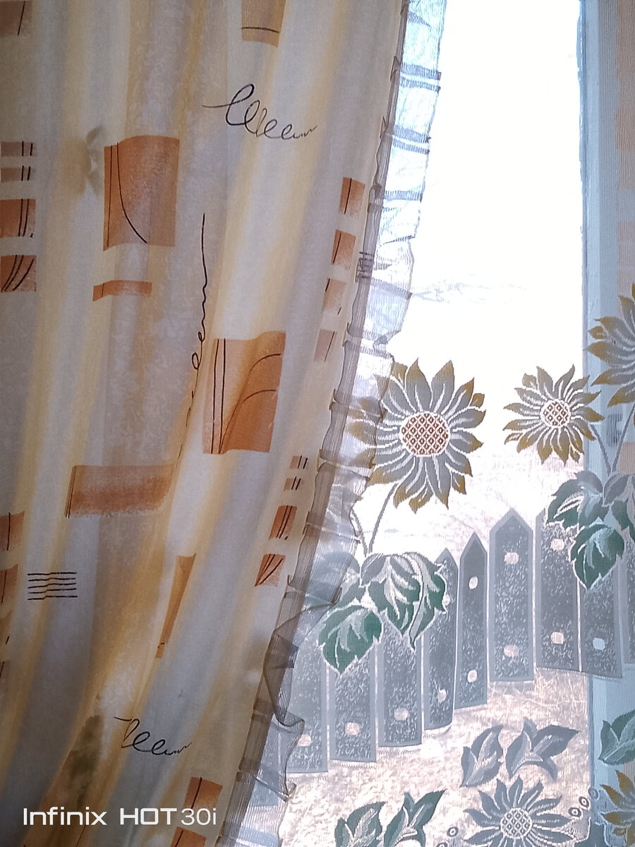 Занавесочки чистые! 👍