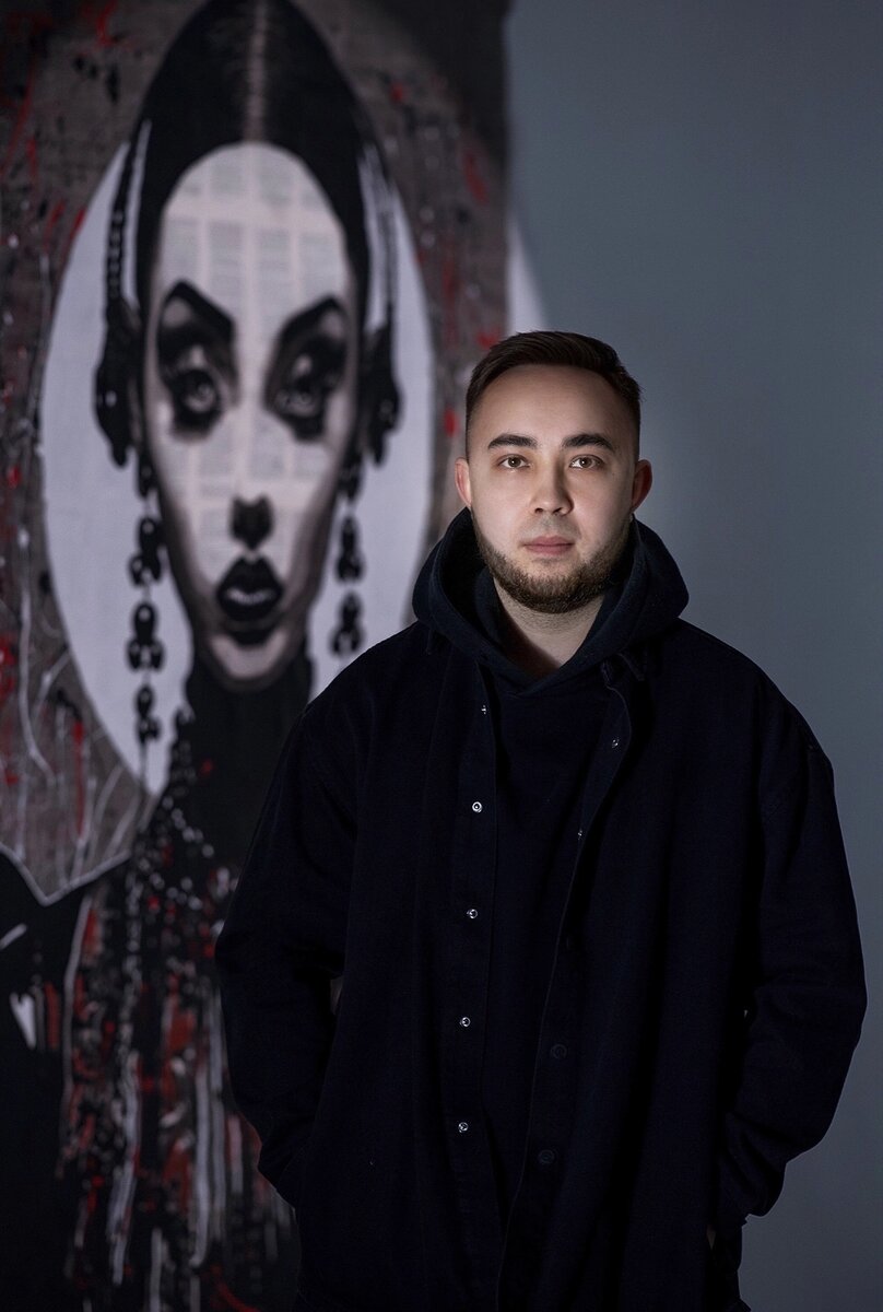 Уличный художник из Прокопьевска Дамир Хуссамов . фото скриншот 