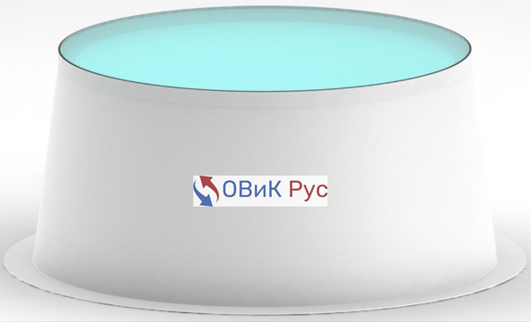 Круглый зенитный фонарь марки «PERSHANINA» серии D