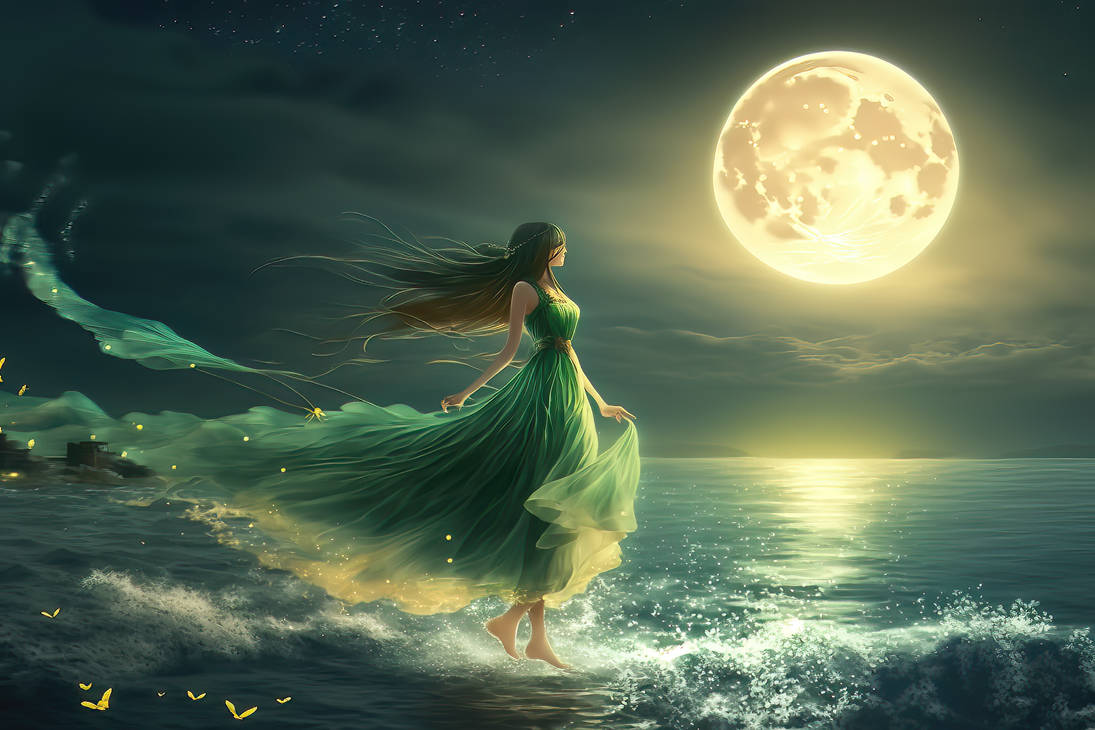 Арт по книге "Локон с Изумрудного моря" (EnlightenedSpaceman, deviantart.com).