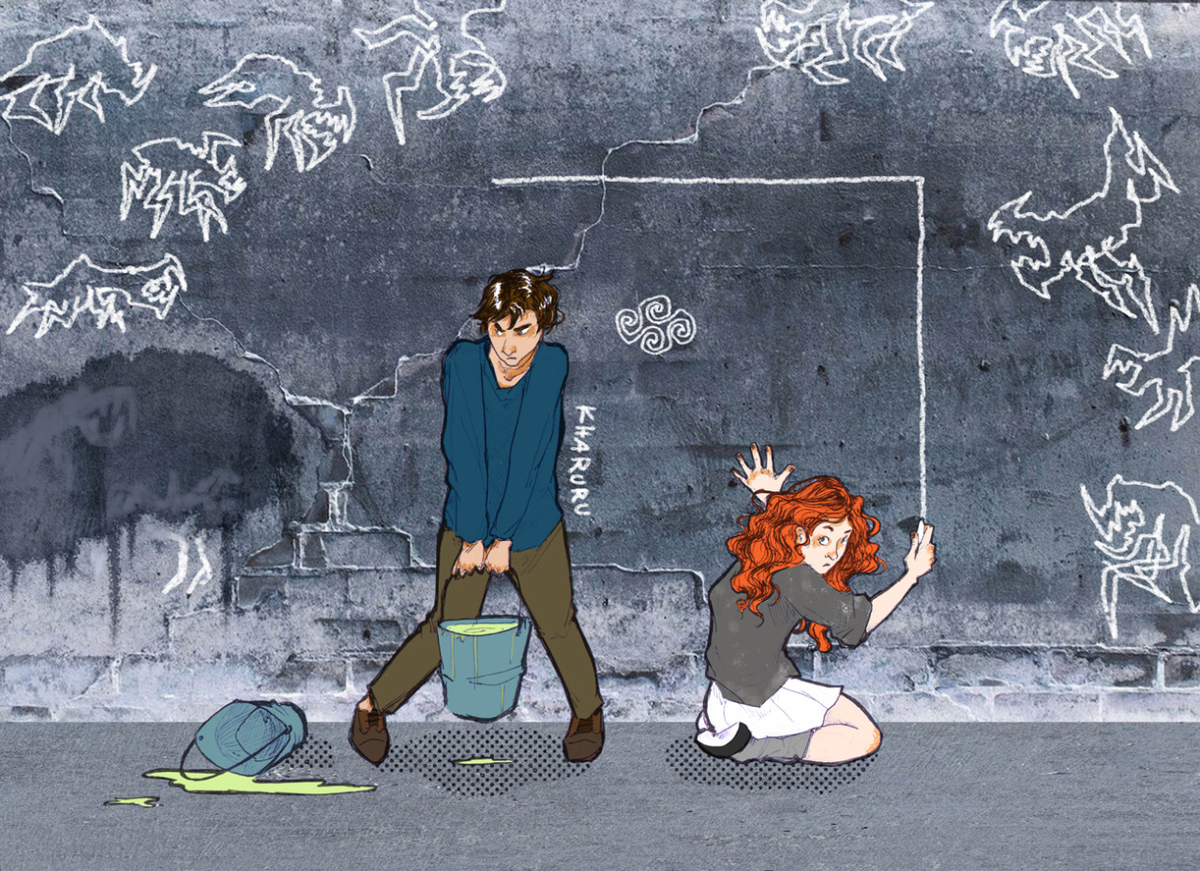 Джоэл и Мелоди из "Рифматиста" (арт www.beesge.tumblr.com).