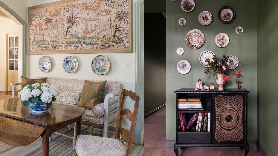 Соцсети дизайнера cathykincaidinteriors (слева), соцсети дизайнера tatianaivanova_design (справа) 