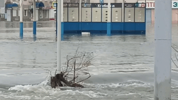   Большая часть города оказалась под водой из-за "грызунов". Люди потеряли всё. Фото: Царьград
