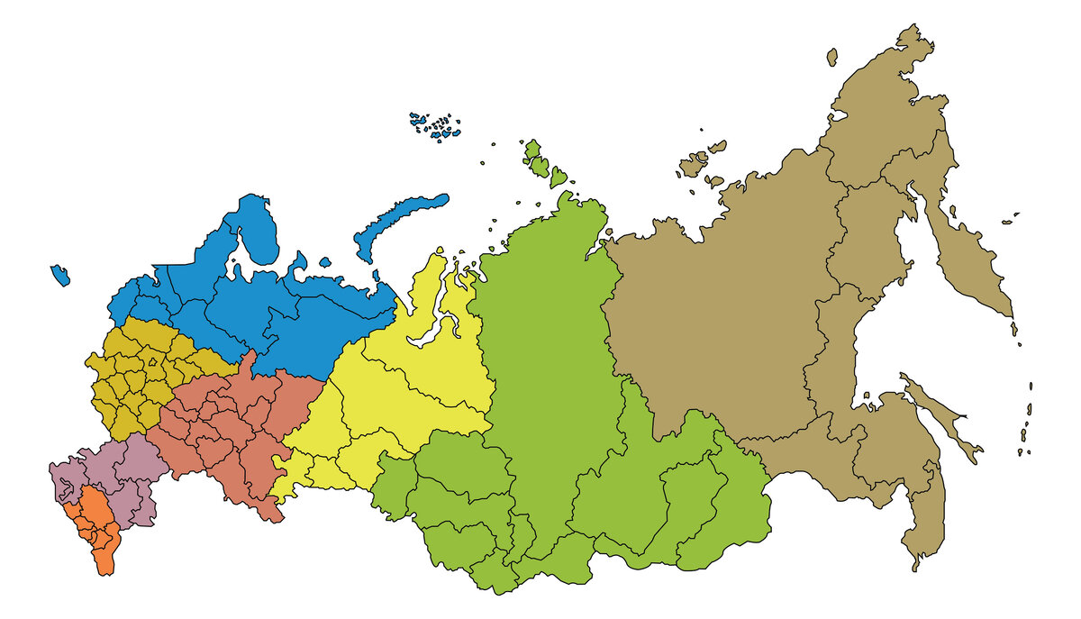 Как выглядит россия на карте