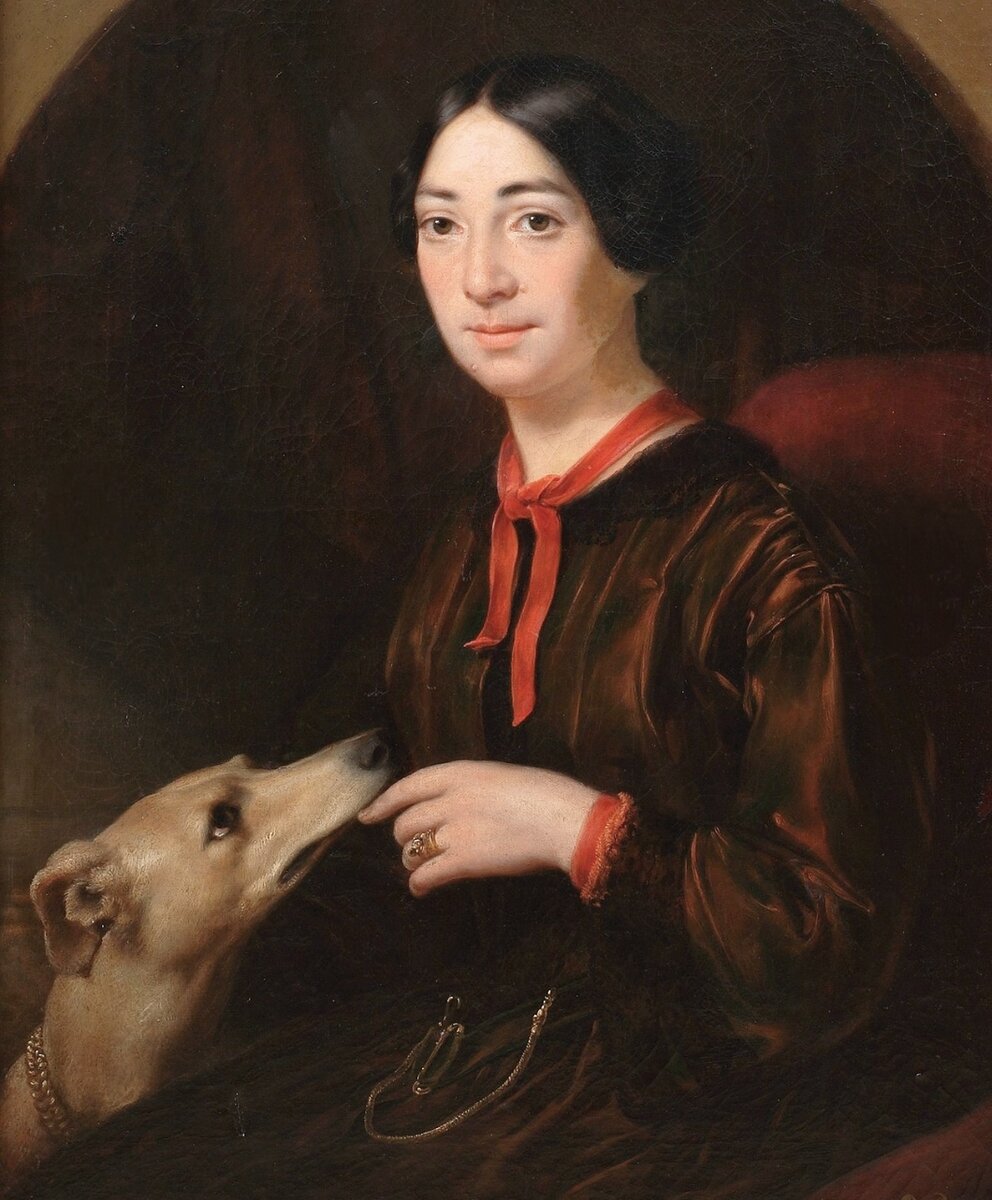 Евгений Плюшар. «Портрет певицы Полины Виардо», 1853 год, Музей В. А. Тропинина и московских художников его времени, Москва © Public domain