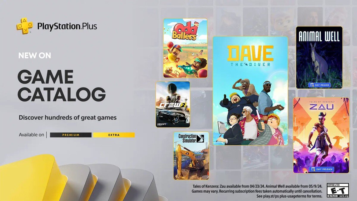 Расширенный PS Plus на апрель: Dave the Diver, Tales of Kenzera: Zau, The  Crew 2 и еще 13 игр | Shazoo | Дзен