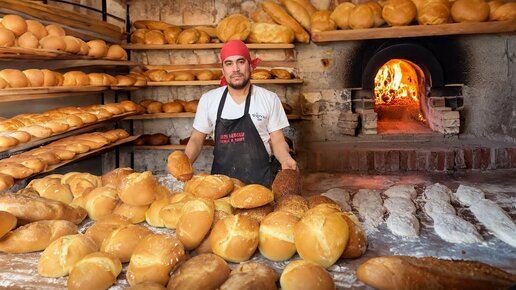 Необыкновенный деревенский хлеб на закваске! Мягкое тесто, легендарная турецкая пекарня