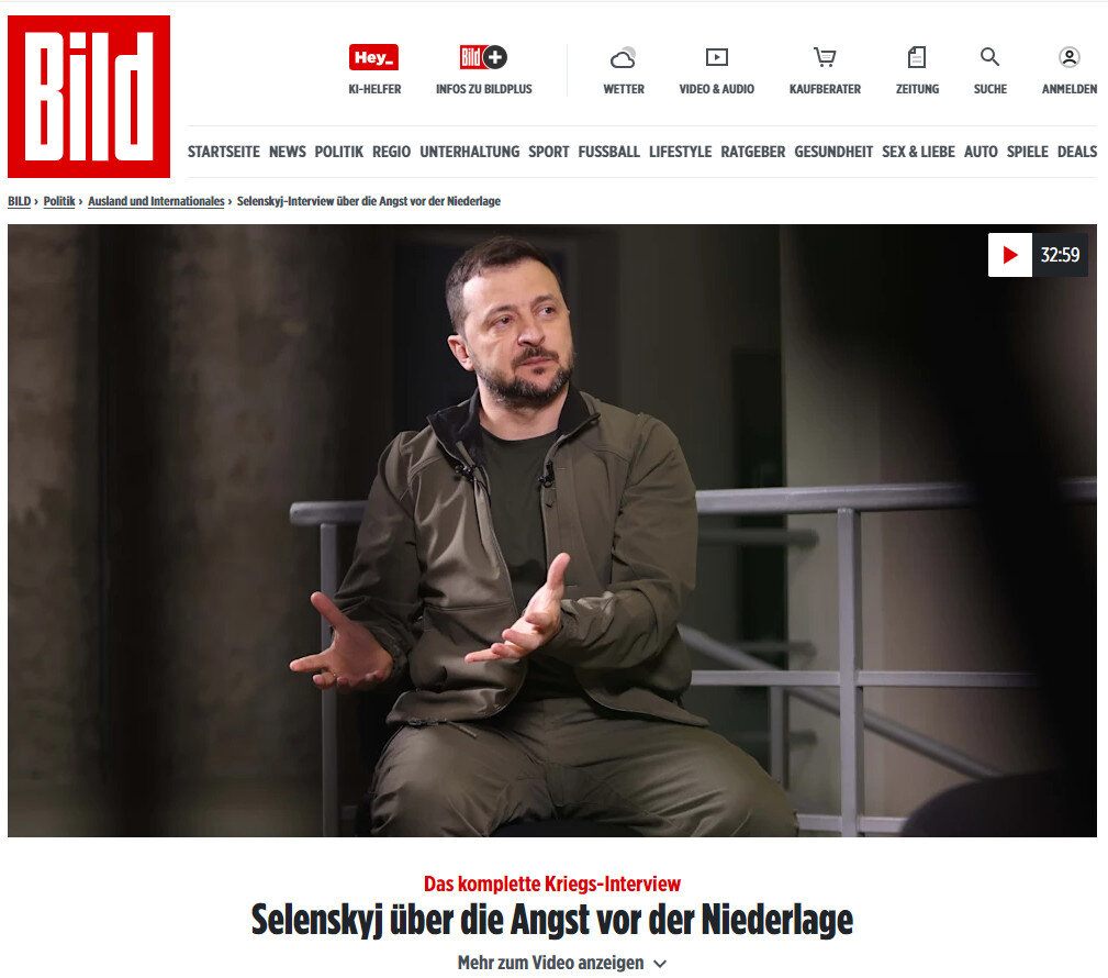   ФОТО: СКРИНШОТ СТРАНИЦЫ САЙТА BILD.DE