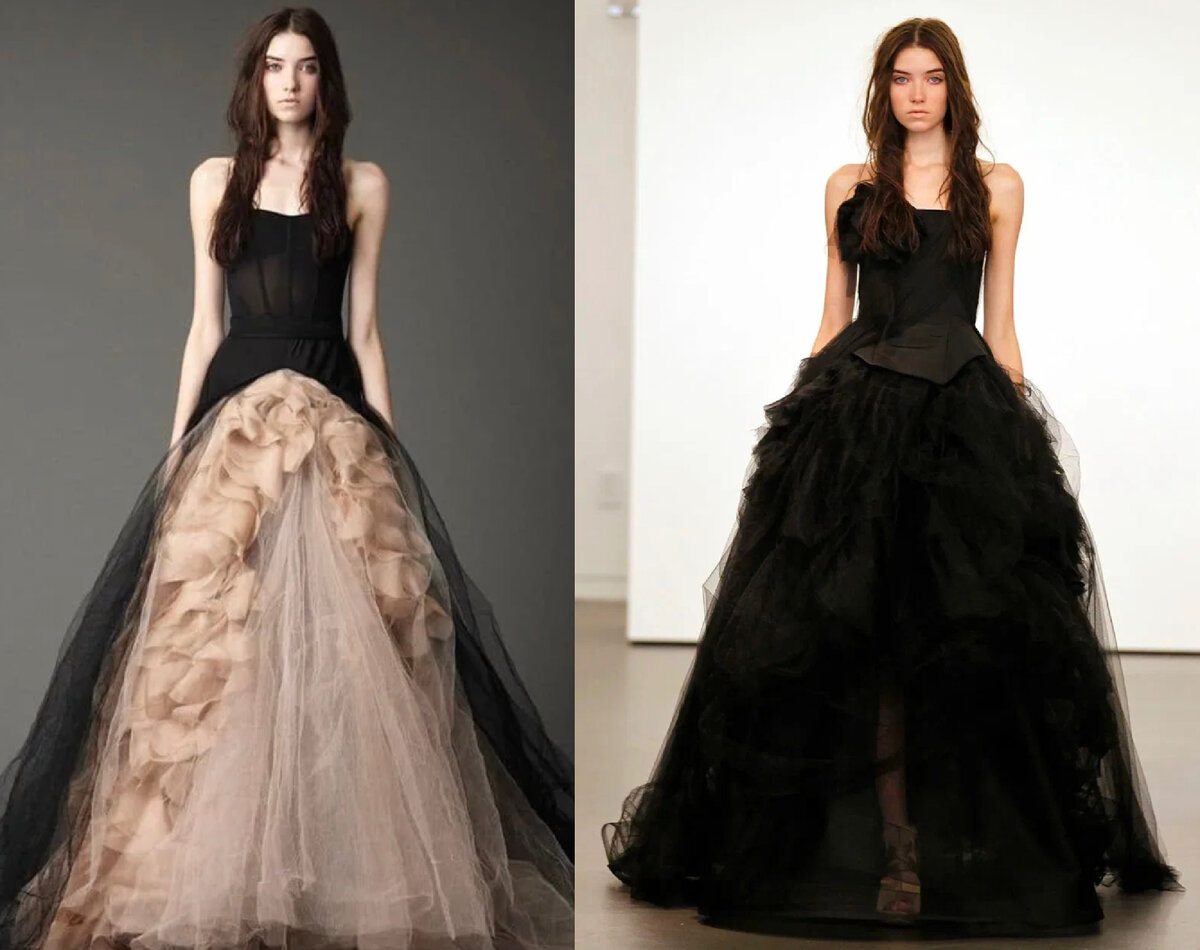 15 место Черная коллекция Веры Вонг  Вера Вонг единственная в мире дизайнер, которая посвятила черному цвету не одно платье, а целую коллекцию.