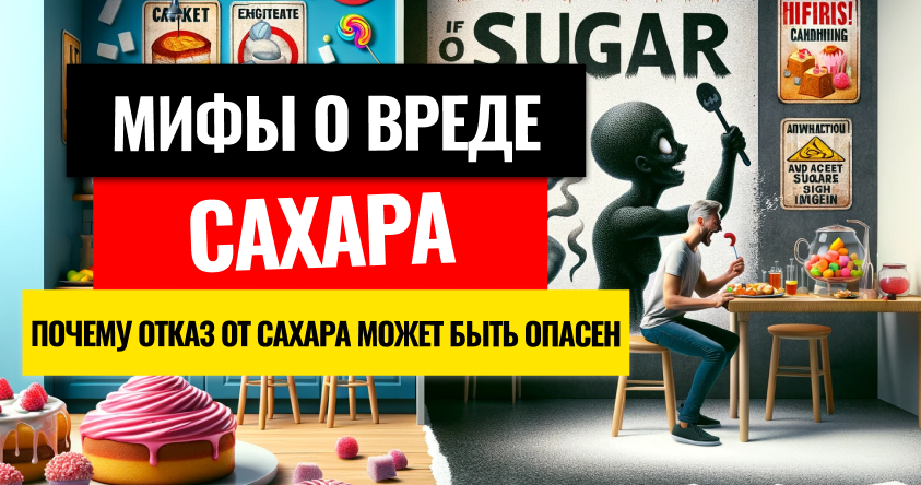 Почему отказ от сахара может быть опасен: мифы о вреде сахара