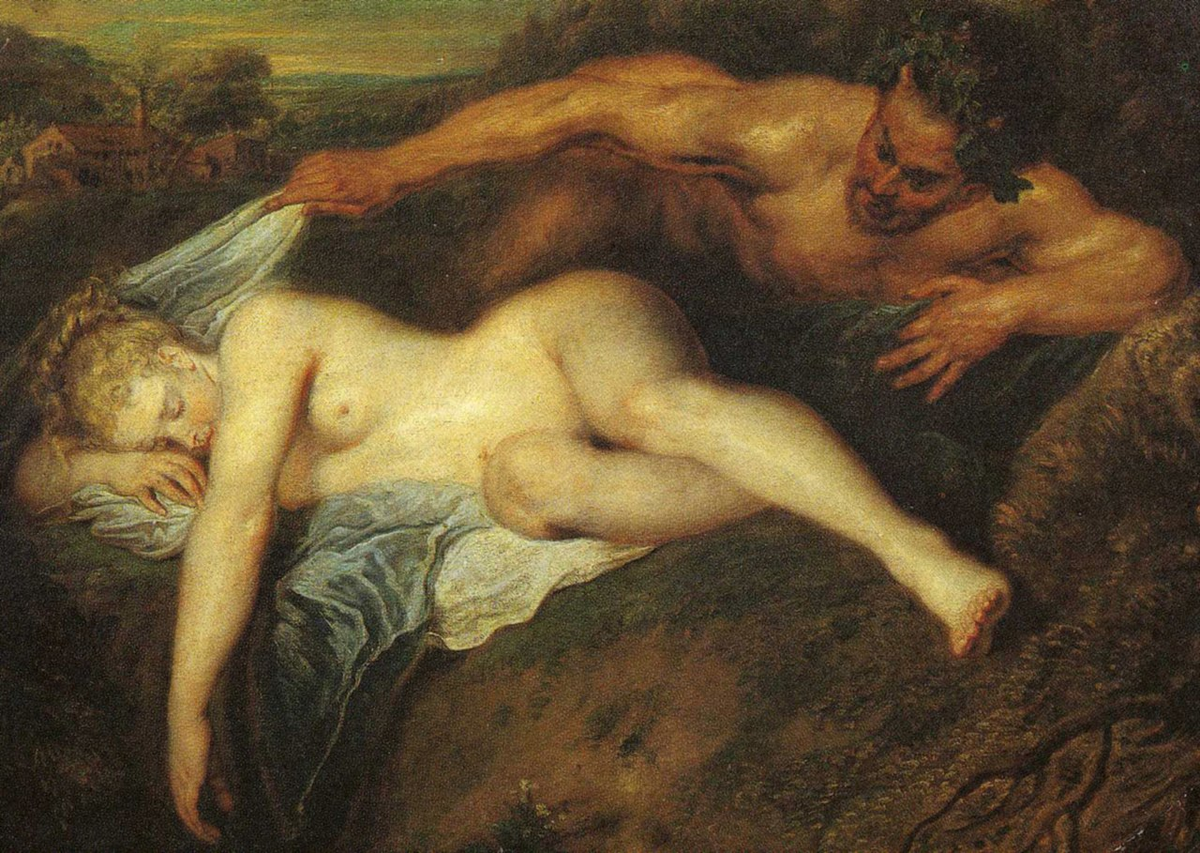 Зевс и Антиопа. Антуан Ватто. Источник: https://commons.wikimedia.org/wiki/File:Watteau_Jupiter_und_Antiope_Detail.jpg#/media/%D0%A4%D0%B0%D0%B9%D0%BB:Watteau_Jupiter_und_Antiope_Detail.jpg