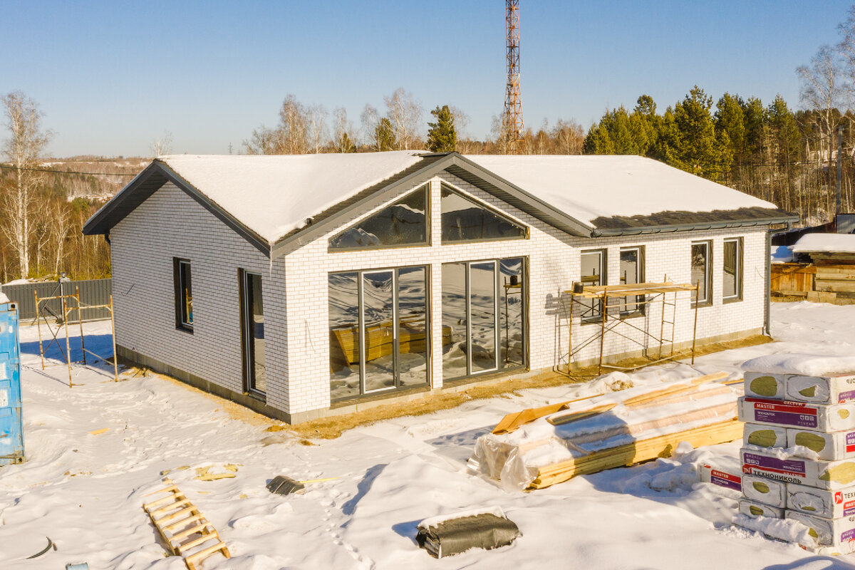 Каркасный дом от Строительной компании АСТ Строй 2024 года постройки. 