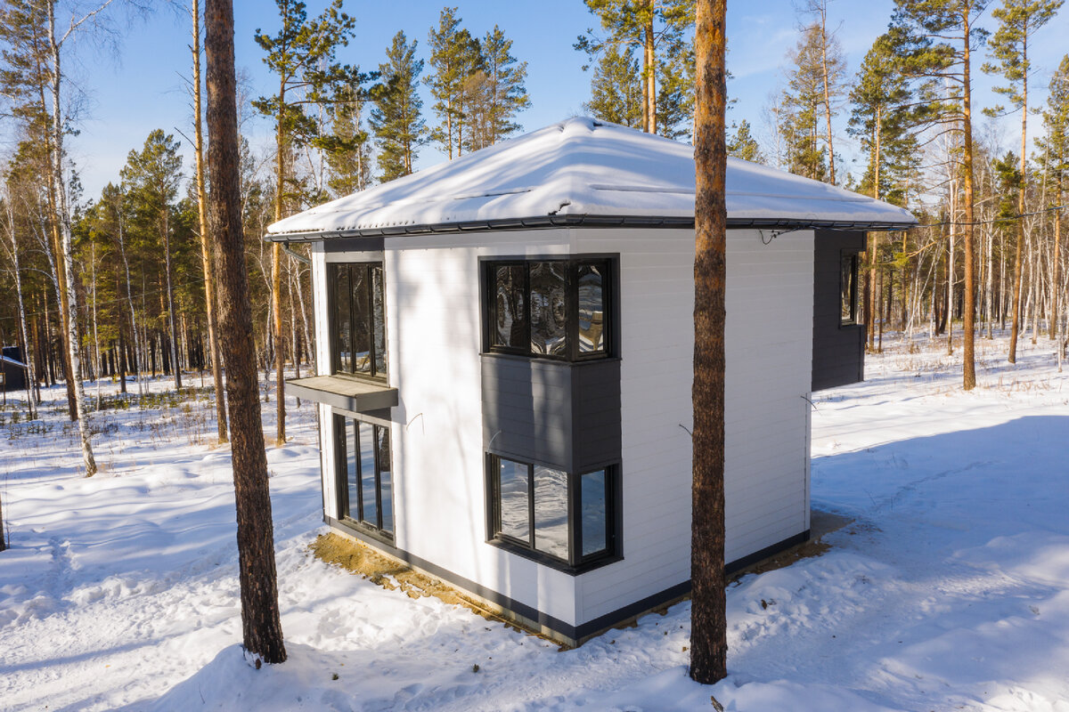 Каркасный дом построенный Строительной компании АСТ Строй