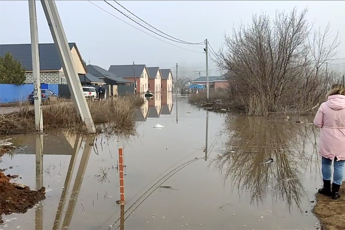    Уровень воды в реке Урал в районе Оренбурга вырос на 32 сантиметра