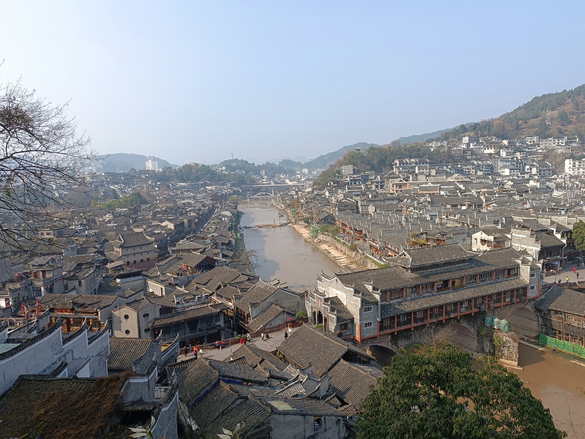 Вид на город