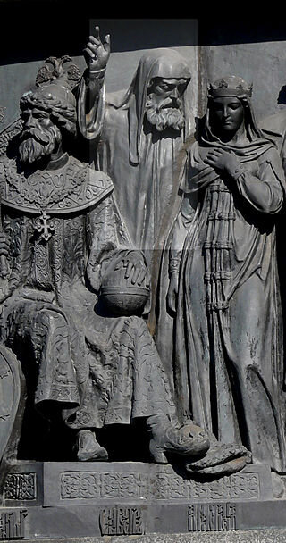 Протопоп Сильвестр. Памятник «Тысячелетие России», Великий Новгород. Источник: ru.wikipedia.org