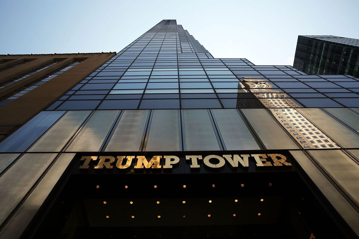 Trump Tower on Fifth Avenue in Manhattan