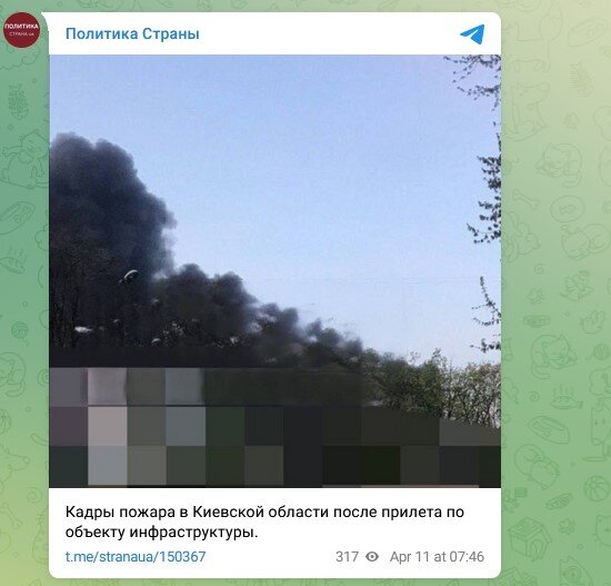    Скриншот: Telegram/"Политика страны"