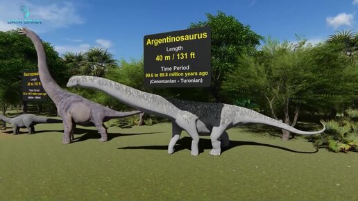 Доисторические животные в 3D. Приятного просмотра!