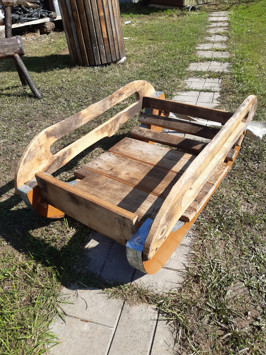 Делаем санки летом