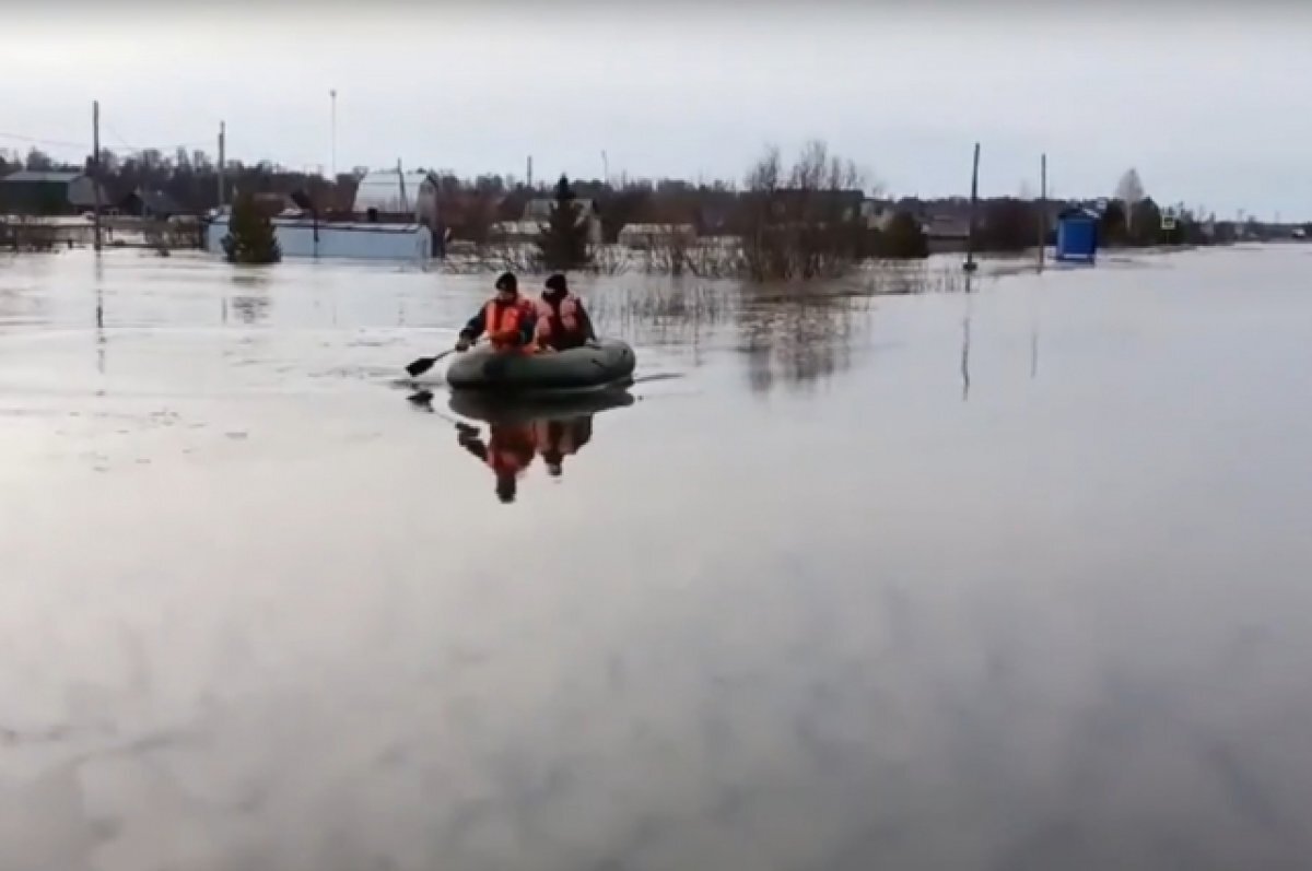    Паводок в Томске.