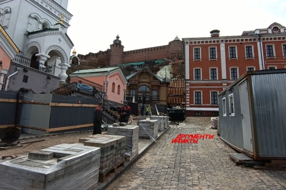    Завершение строительства фуникулера в Нижегородском кремле намечено на июнь