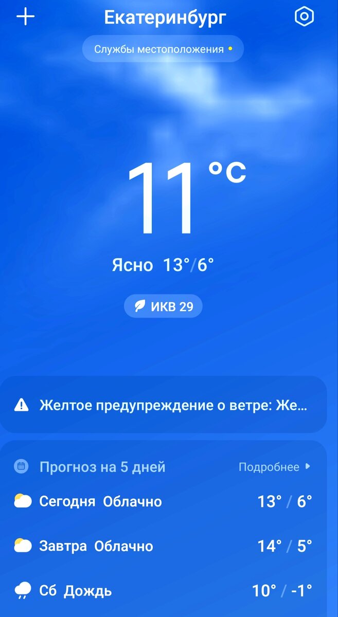 Но в субботу опять дождь?