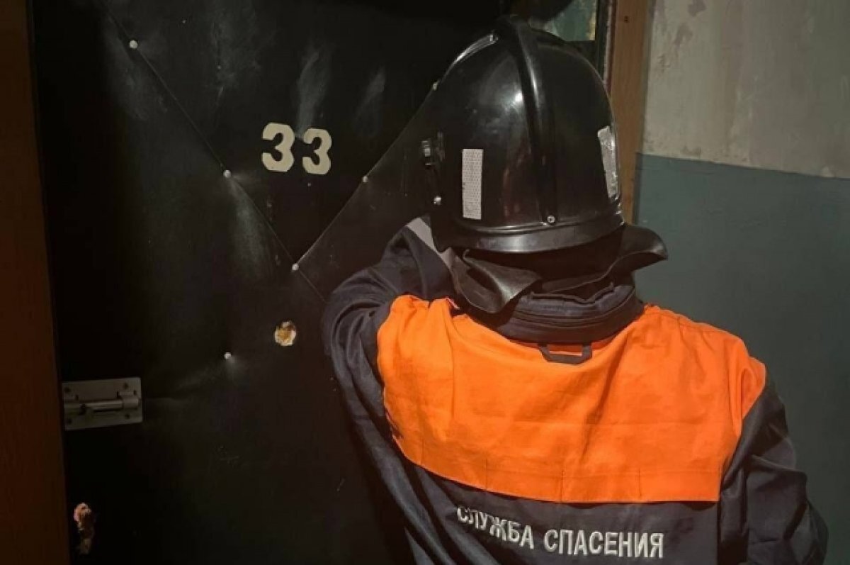 Ульяновские спасатели сняли дверь в квартиру, чтобы не сломать шею ...