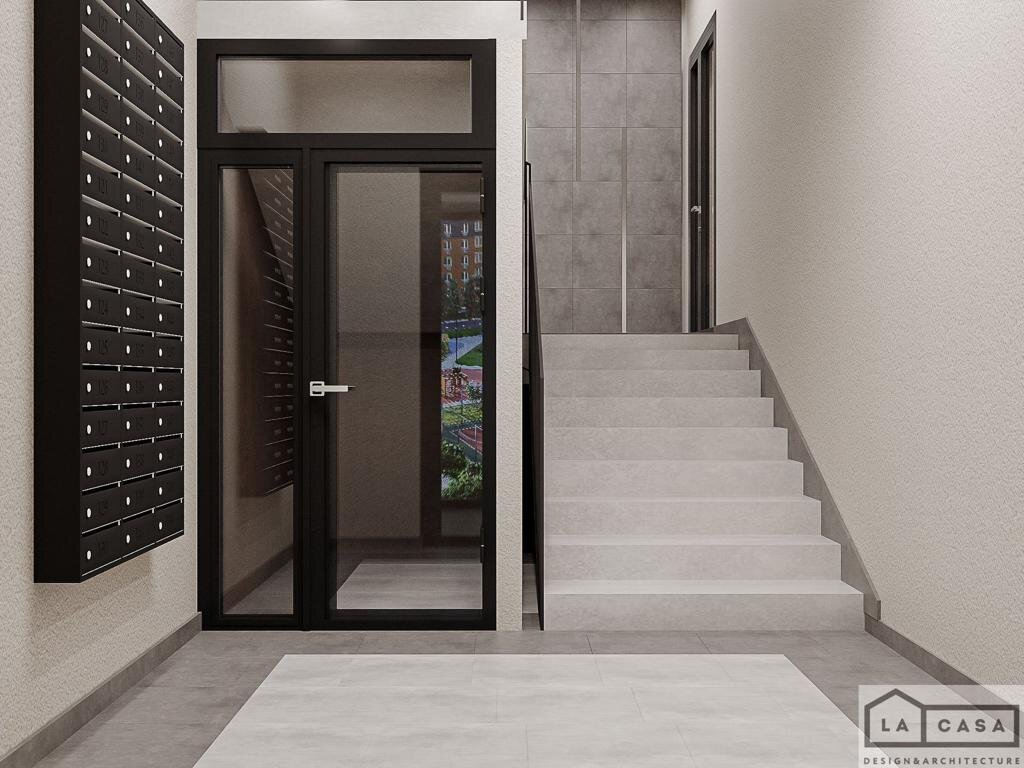 Рендер колясочной площадки в ЖК "Династия-Парковый"