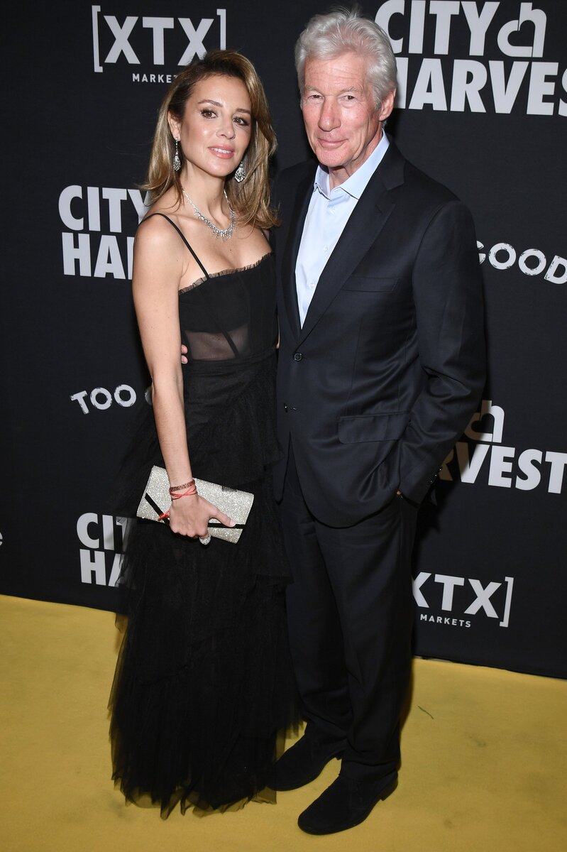    Ричард Гир и его супруга Алехандра Силва