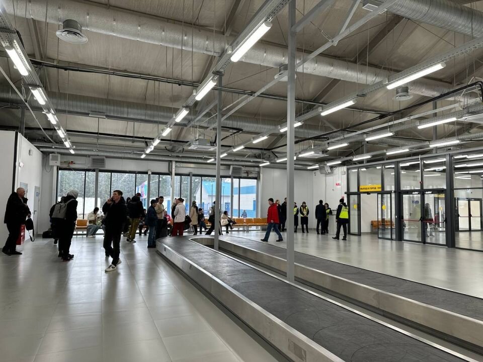    Временный зал прилета. Источник: минтранс Алтайского края