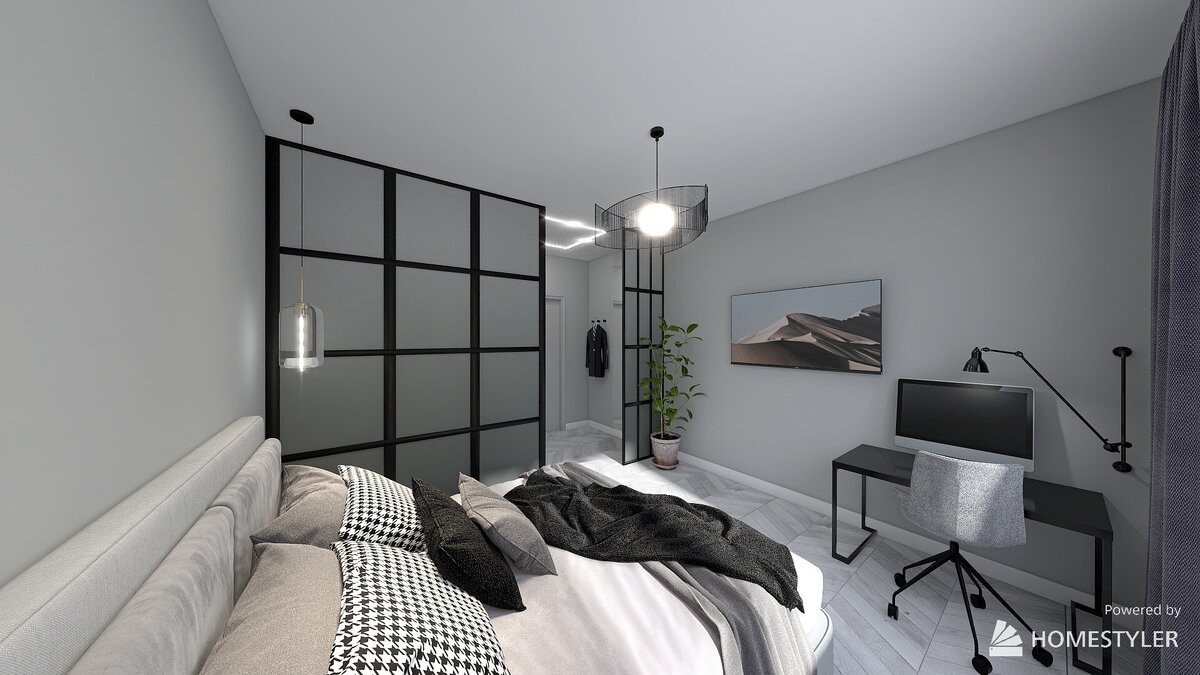 Работа выполнена учениками U design в программе Homestyler