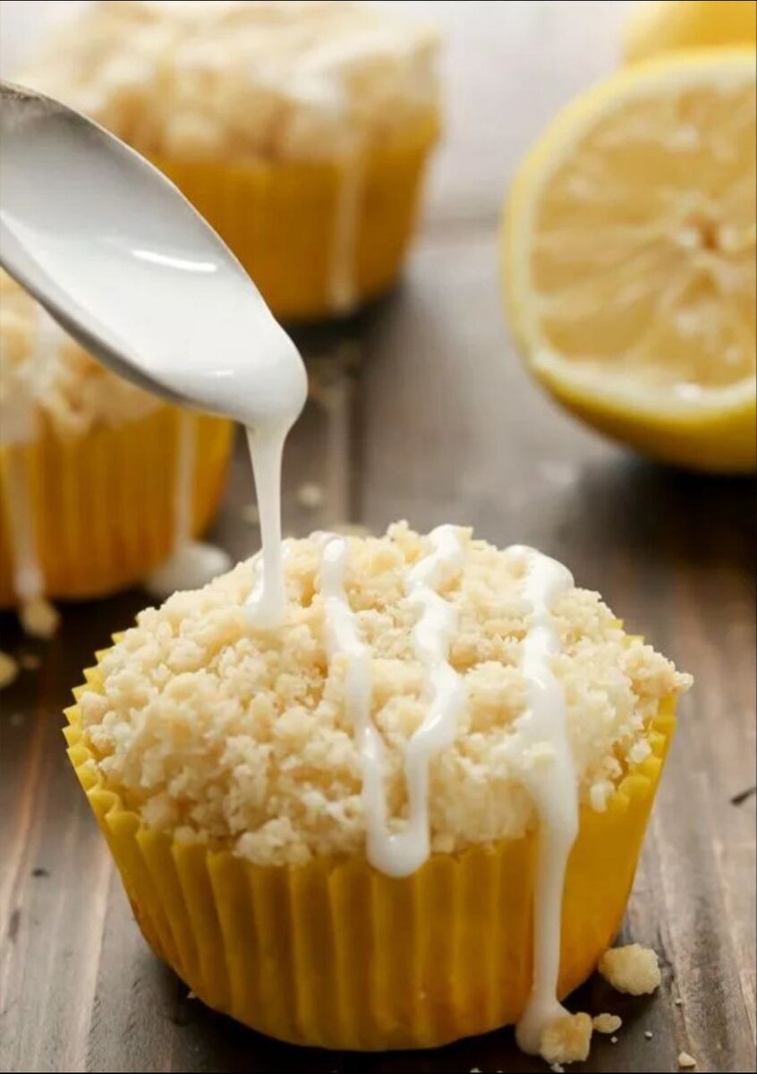 Лимонная глазурь за 5 минут  