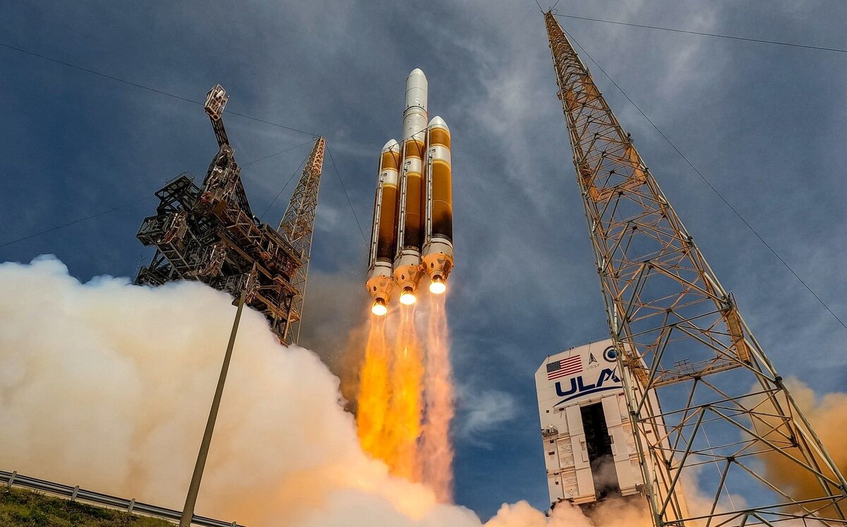 Последний старт РН «Delta-IV» . Из открытых источников.