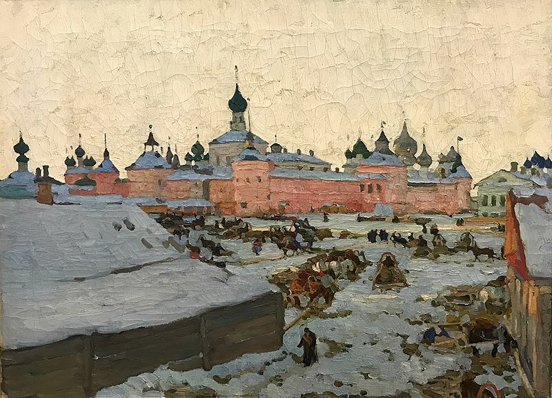 "Весенний вечер. Ростов Великий". 1906 год.