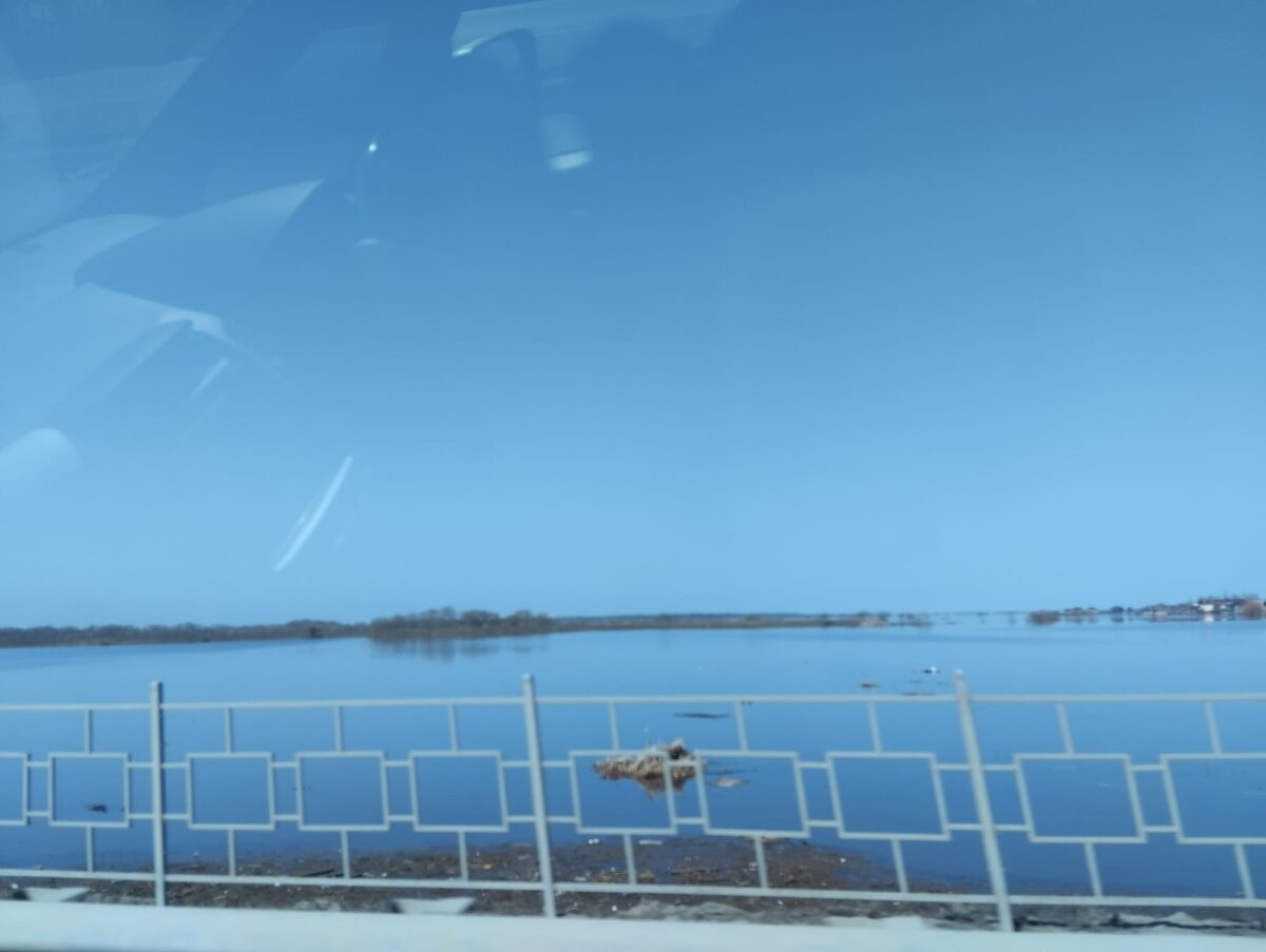 Вода до горизонта. Фото автора.