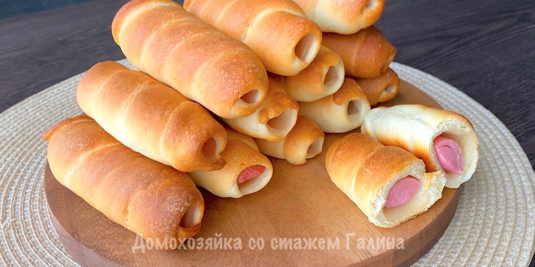 Сосиски в тесте: быстрое тесто