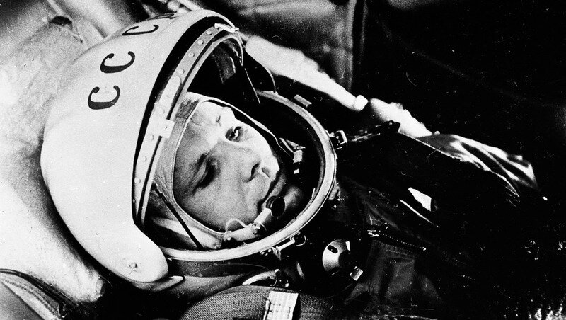 В кабине корабля «Восток-1» / Фото: архив Госкорпорации «Роскосмос»