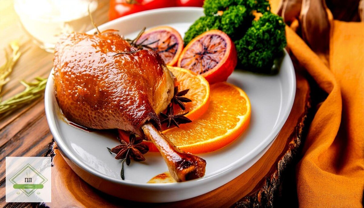 Утиные ножки с апельсином