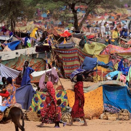 Более 600 000 человек бежали в Чад только из Судана (в общей сложности более 1,7 миллиона человек бежали за границу).