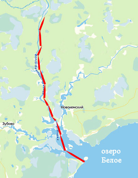 Из озера Белого вверх по Ковже