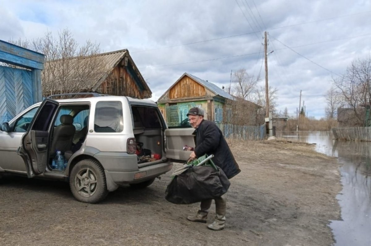    Паводок в Курганской области изменил направление