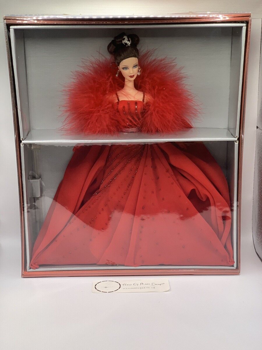Коллекционная кукла Mattel: Barbie Ferrari Doll Red Gown Limited