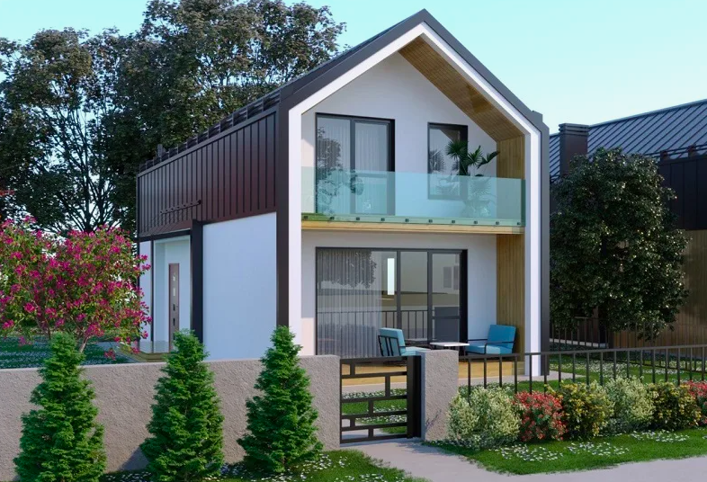 Загородный дом 310 м. в поселке Пестово Modern house facades, Architecture house