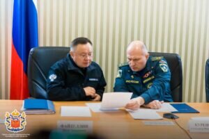  📷    Денис Паслер доложил Президенту России о паводковой обстановке в Оренбуржье Белов Михаил Александрович