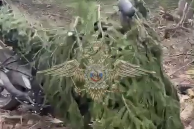 Мотоцикл Василия Бурякова. Фото: Кадр из видео/ МВД России