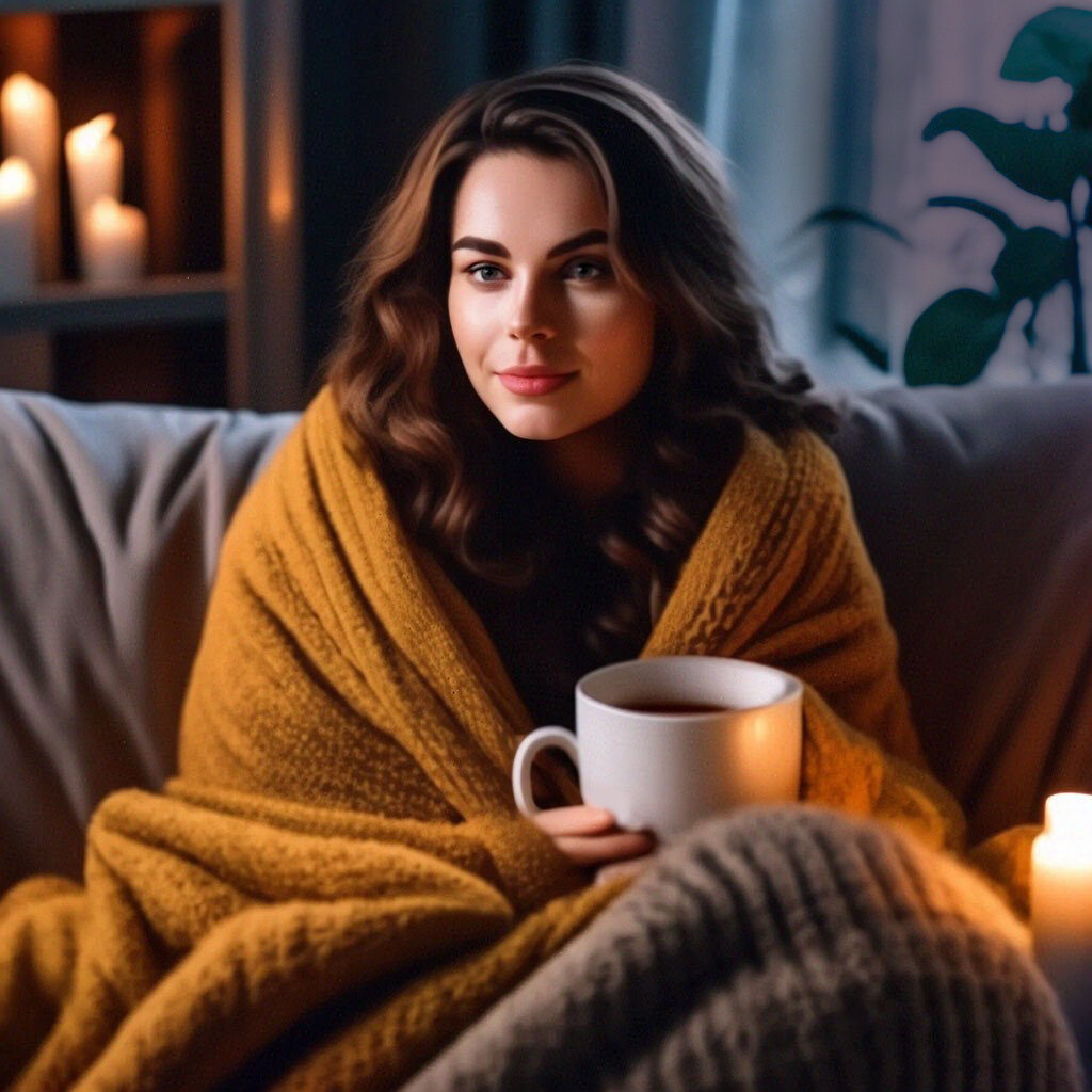 В качестве иллюстрации атмосферы создала арт при помощи "Шедеврума". Как вам размер кружки? :)