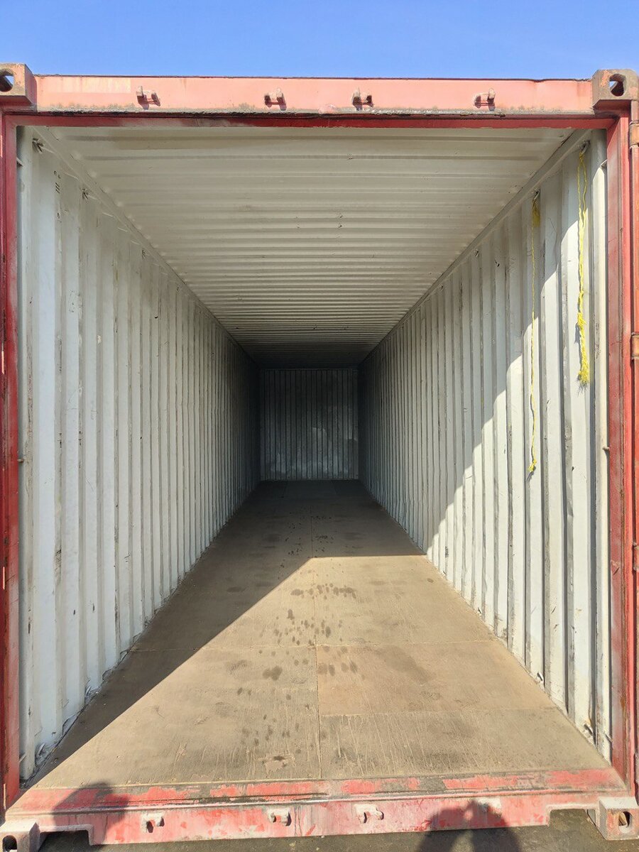 Контейнер перед погрузкой